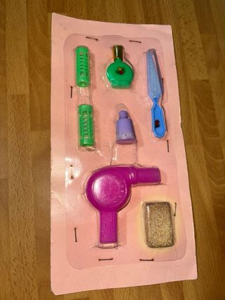 Blister de accesorios de belleza de juguete