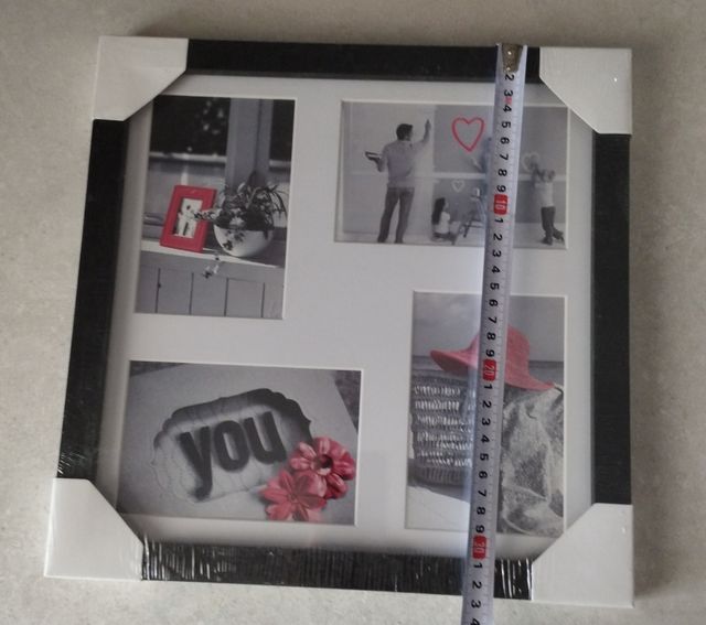 Marco 4 fotos negro 32x32