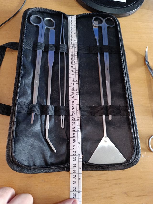 Kit completo Aquascaping Tijeras, Pinzas