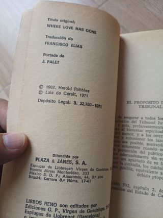 Set di 3 libri anni '70