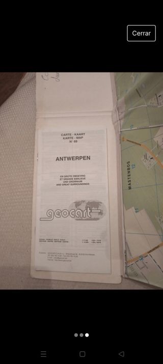 Mapa de carretera Anveres