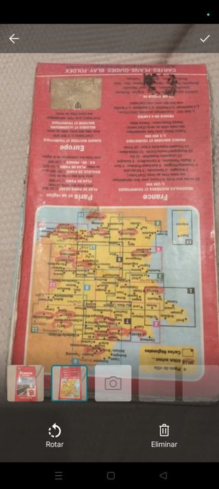 Mapa de carretera Francia.