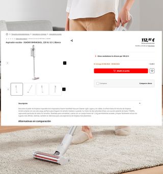 Xiaomi Mi Vacuum Cleaner Light  Escoba Aspiradora