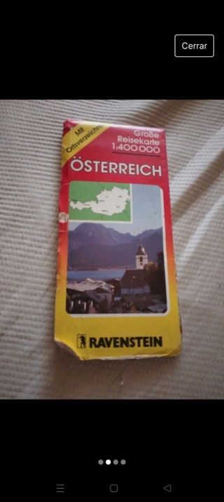 Mapa de carretera Austria.