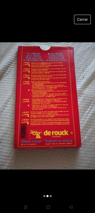 Mapa de carretera Bélgica.