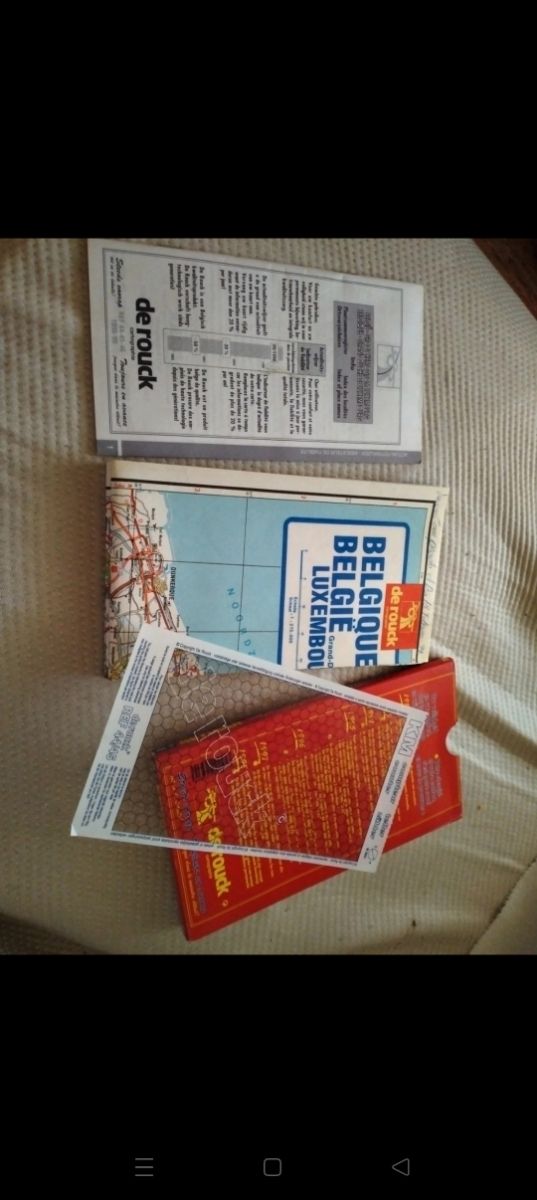 Mapa de carretera Bélgica.