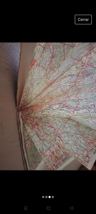 Mapa de carretera Benelux.