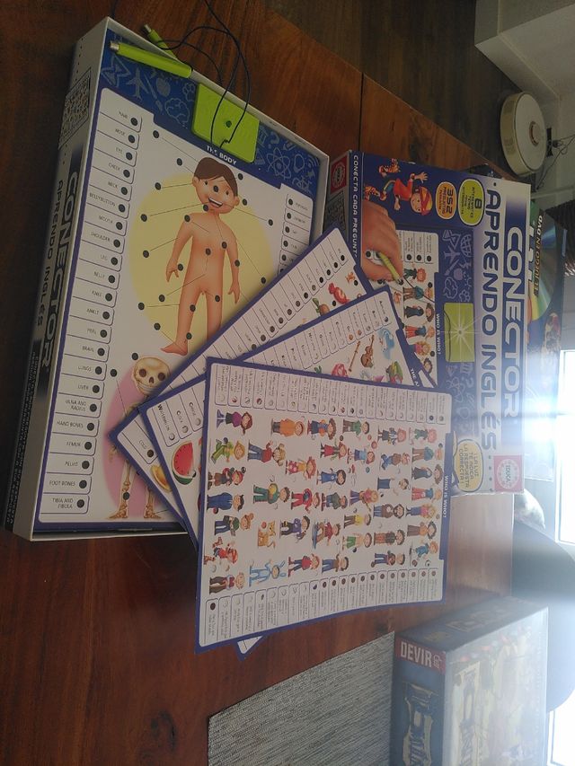 Juego de mesa conector aprender ingles