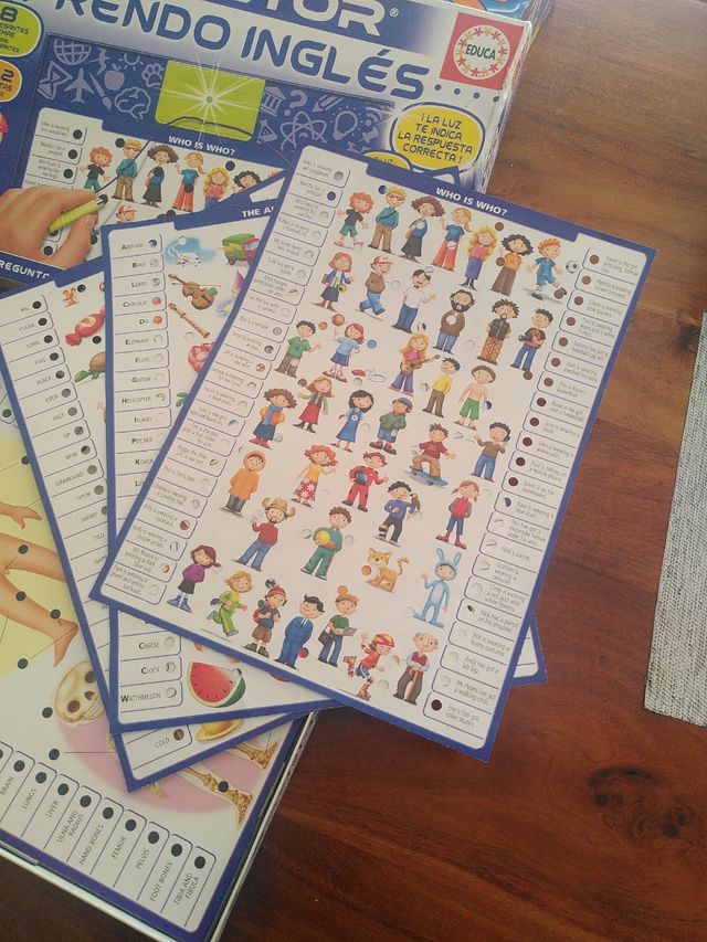 Juego de mesa conector aprender ingles