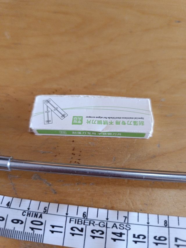 Cuchilla limpiacristales acuario pecera