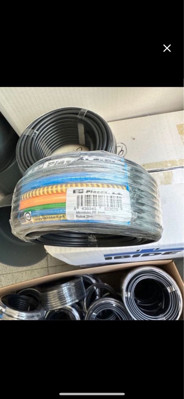 Material de Riego por goteo