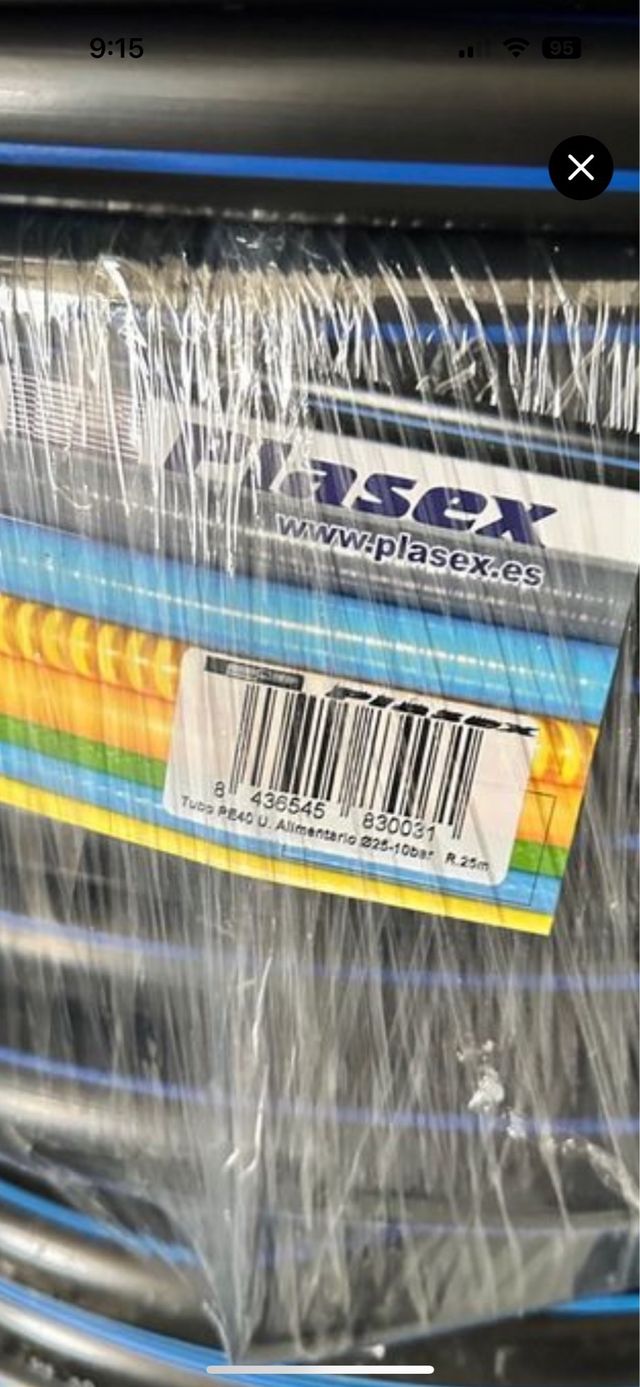 Material de Riego por goteo