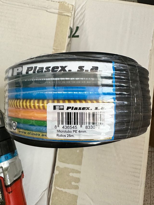 Material de Riego por goteo