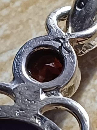 Colgante de plata y amatista.