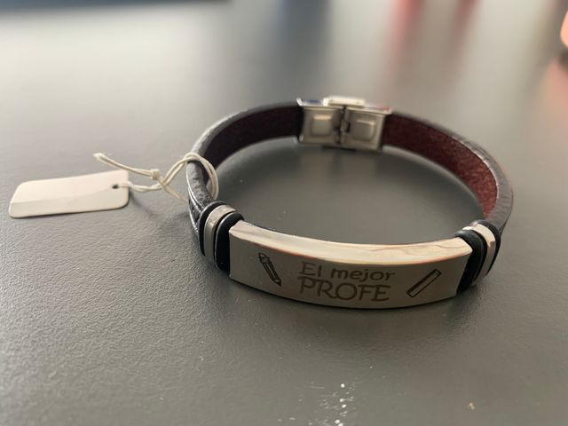 Pulsera correa maestro profesor regalo