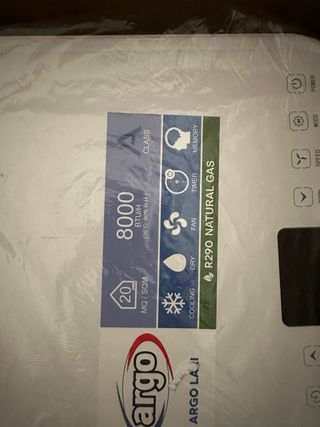 Climatizzatore Argo 8000 btu