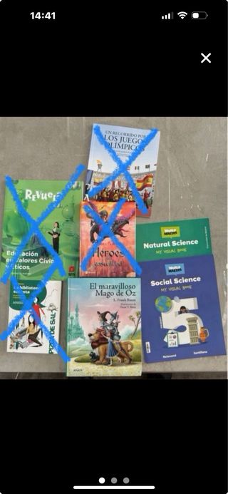 Libros de lectura de 5. Colegio Logos