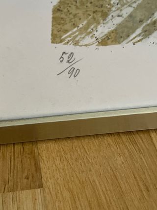 Quadro litografia pittore Borgonzoni