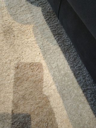 Alfombra blanco roto grande