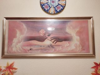Cuadro dorado de 100x44cm