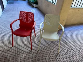 Silla terraza coca cola