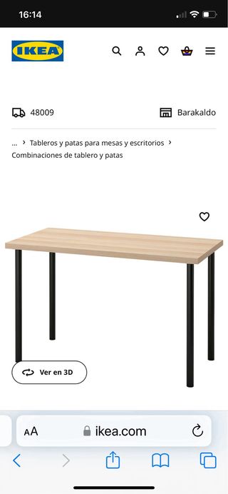 Dos mesas  para Oficina o estudio. 