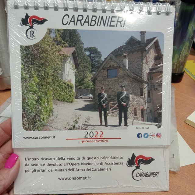 Calendario carabinieri da tavolo