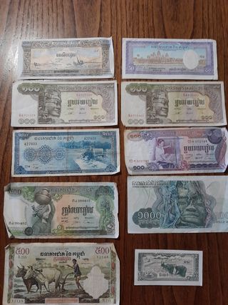 Banconote 10pz. Cambogia