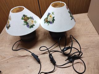 Coppia lampade da comodino