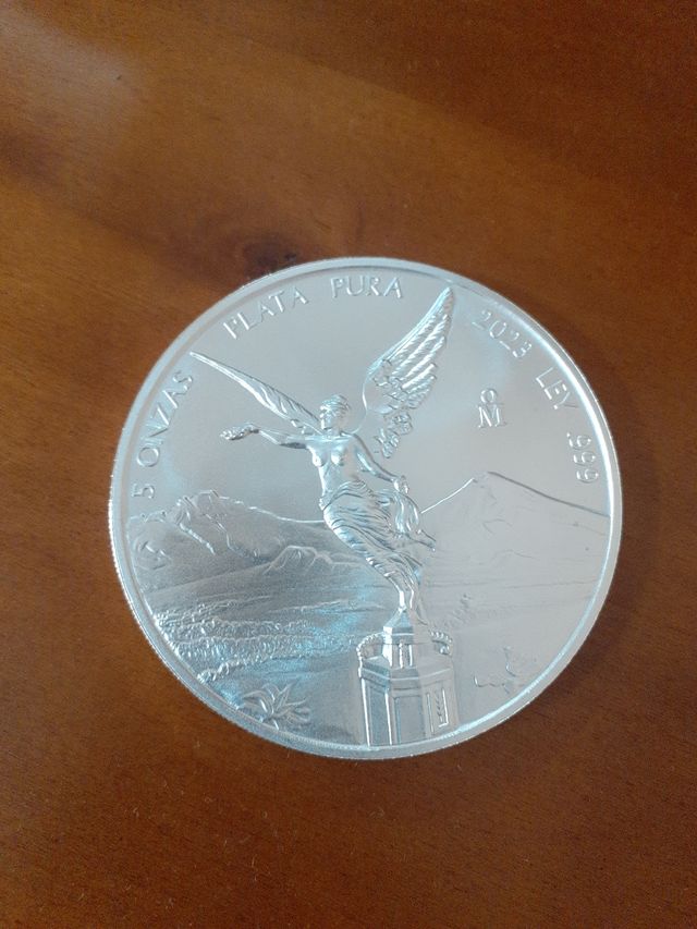 1 moneda Libertad 2023 de 5 onzas