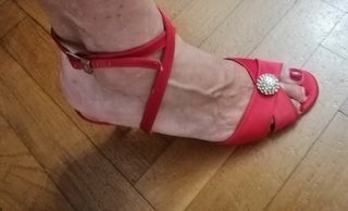 Sandalias de tacón sensato de PG