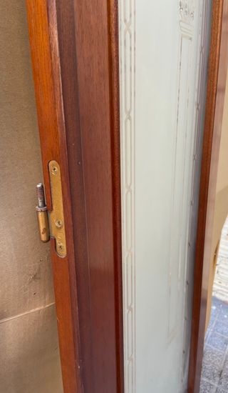 PUERTAS MADERA MACIZA DE MARQUETERIA.