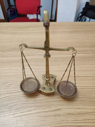 Balanza gramera antigua joyería