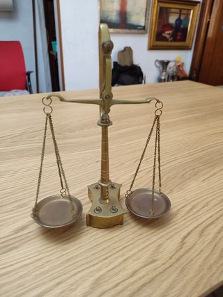 Balanza gramera antigua joyería