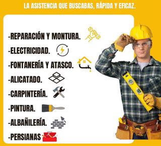 albañil electricidad fontanero...