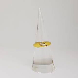 Solitario Oro Amarillo 18K Diamante 0.10ct