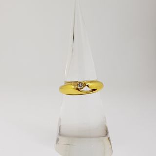 Solitario Oro Amarillo 18K Diamante 0.10ct