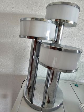 2 Lamparas años 70 diseño Eduardo Duque. Space age
