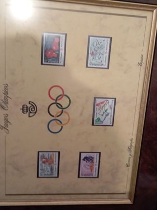 sello de juego olímpico Barcelona