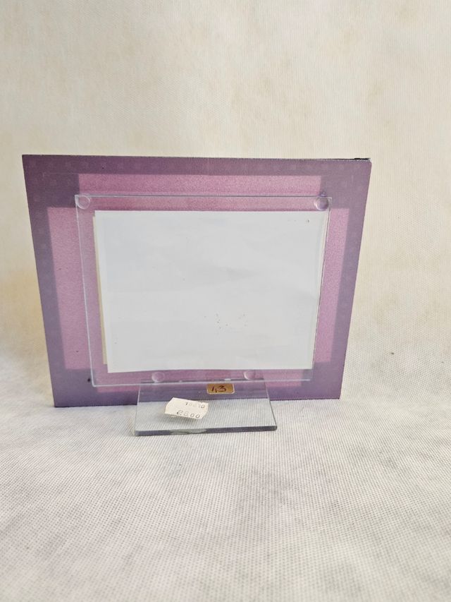 Portafoto lilla con strasse applicati