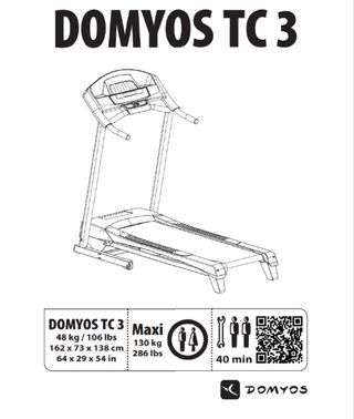 VENDO CINTA DE CORRER DOMYOS TC-3