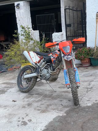 Moto enduro ktm 450