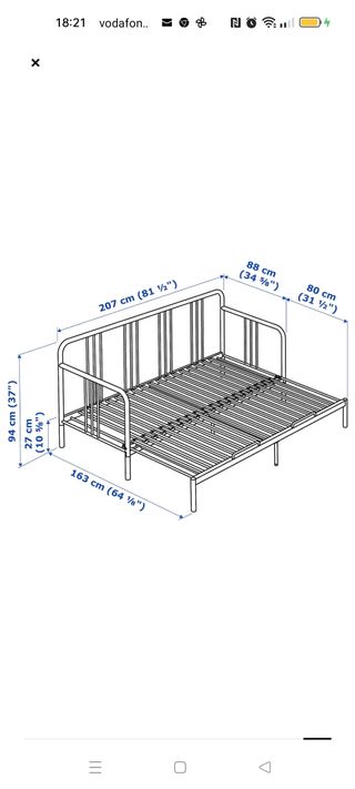 Cama diván Ikea
