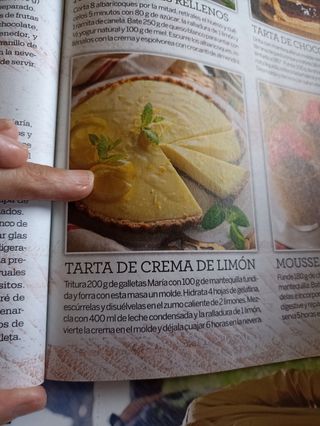 Revistas de cocina.