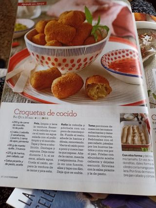 Revistas de cocina.