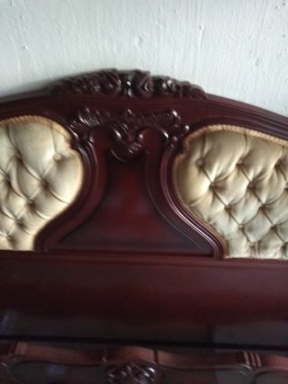 Oferton Dormitorio de matrimonio, madera tallada