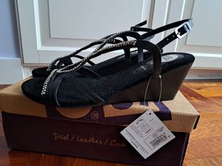 Sandalias piel tacón Gioseppo 