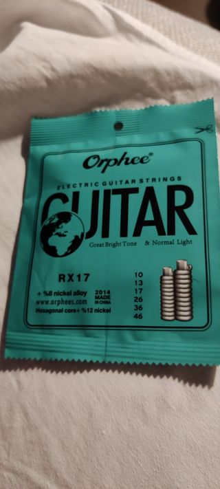 Cuerdas de guitarra eléctrica