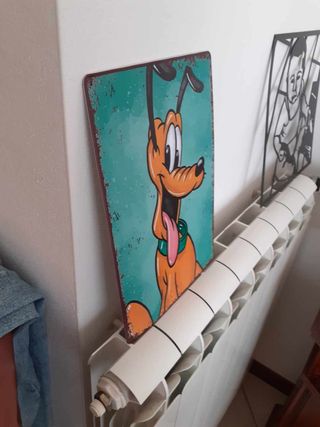 Targa retrò disney PLUTO