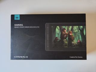 Tableta gráfica kamvas Pro 16 + accesorios 